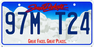 SD license plate 97MT24