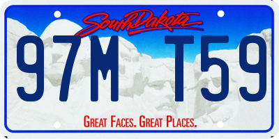 SD license plate 97MT59