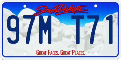 SD license plate 97MT71