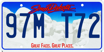 SD license plate 97MT72