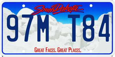 SD license plate 97MT84