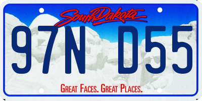 SD license plate 97ND55