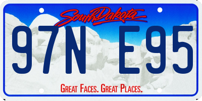 SD license plate 97NE95