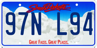 SD license plate 97NL94