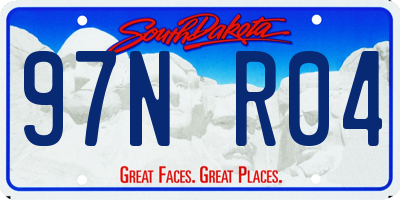 SD license plate 97NR04