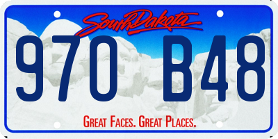 SD license plate 97OB48