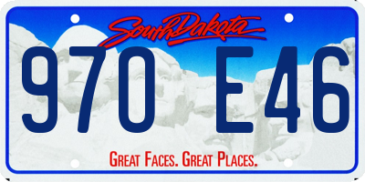 SD license plate 97OE46