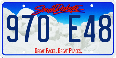 SD license plate 97OE48