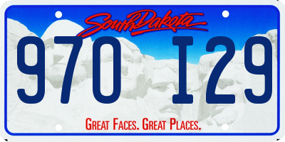 SD license plate 97OI29