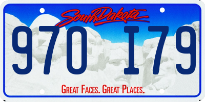 SD license plate 97OI79