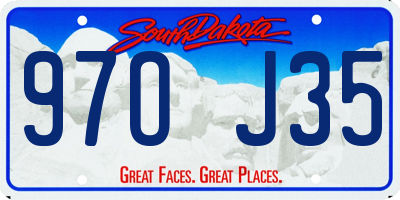 SD license plate 97OJ35