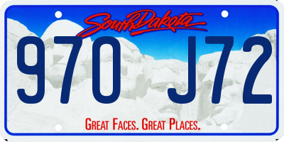 SD license plate 97OJ72