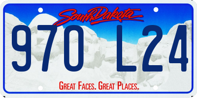 SD license plate 97OL24