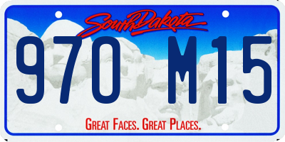 SD license plate 97OM15
