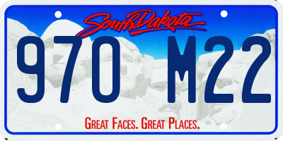 SD license plate 97OM22