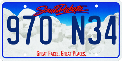 SD license plate 97ON34