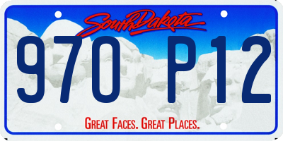 SD license plate 97OP12