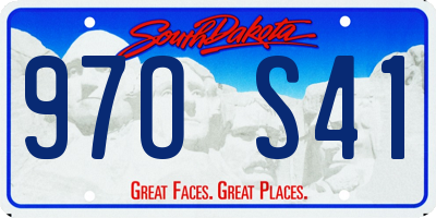 SD license plate 97OS41