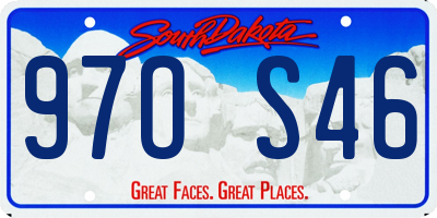 SD license plate 97OS46