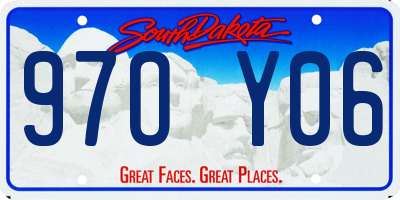 SD license plate 97OY06