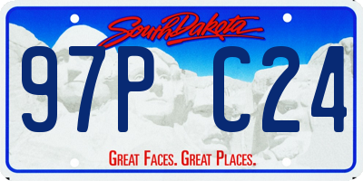 SD license plate 97PC24