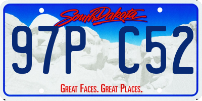 SD license plate 97PC52