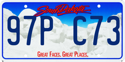 SD license plate 97PC73