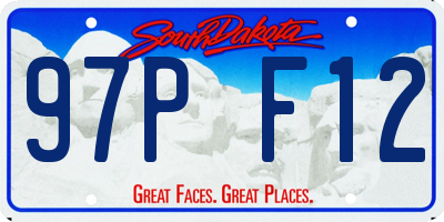 SD license plate 97PF12
