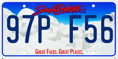 SD license plate 97PF56