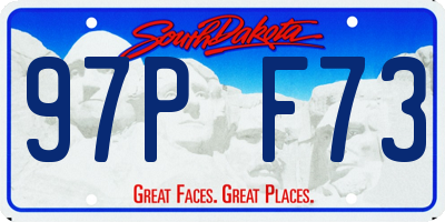 SD license plate 97PF73
