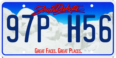 SD license plate 97PH56