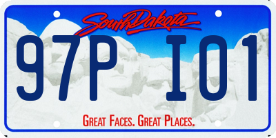 SD license plate 97PI01