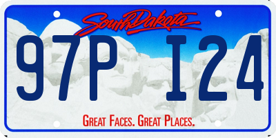 SD license plate 97PI24
