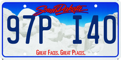 SD license plate 97PI40