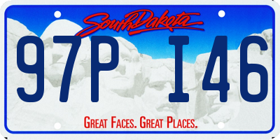 SD license plate 97PI46