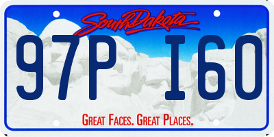 SD license plate 97PI60