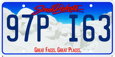 SD license plate 97PI63