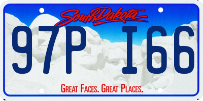 SD license plate 97PI66