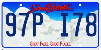 SD license plate 97PI78