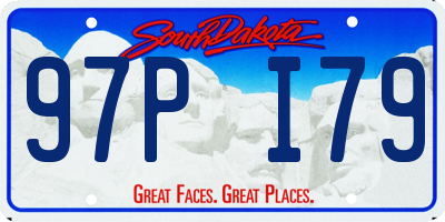 SD license plate 97PI79