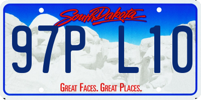 SD license plate 97PL10
