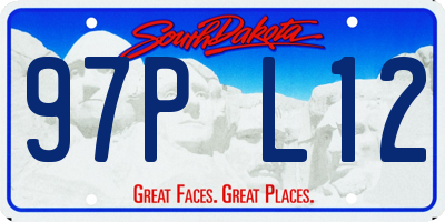 SD license plate 97PL12