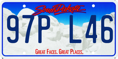 SD license plate 97PL46