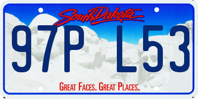 SD license plate 97PL53