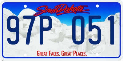 SD license plate 97PO51
