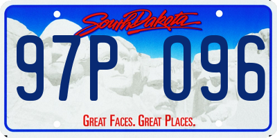 SD license plate 97PO96