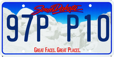 SD license plate 97PP10