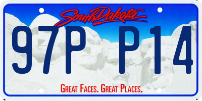 SD license plate 97PP14