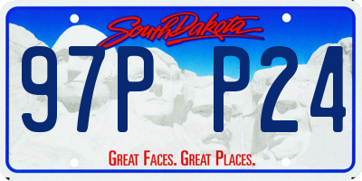 SD license plate 97PP24