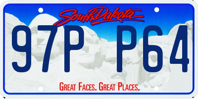 SD license plate 97PP64